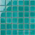 Classic green color 6mm swimming pool mosaic